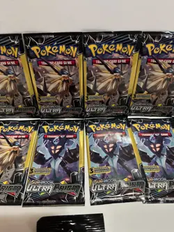 Pokemon Sun And Moon Ultra Prism 3-Card Dollar Store Pack Lot Of 13x Packs NEW - Image 3