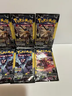 Pokemon Sun And Moon Ultra Prism 3-Card Dollar Store Pack Lot Of 13x Packs NEW - Image 4