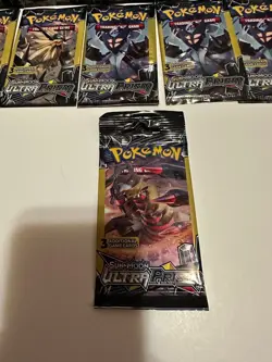 Pokemon Sun And Moon Ultra Prism 3-Card Dollar Store Pack Lot Of 13x Packs NEW - Image 5