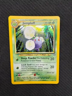 Jumpluff - 7/111 - Pokemon Neo Genesis Unlimited Holo Rare Card WOTC LP - Image 1