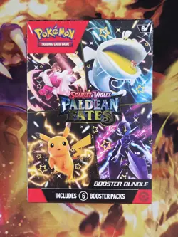 Pokemon TCG Scarlet & Violet Paldean Fates Booster Bundle Factory Sealed New - Image 1