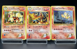 Blaine's Charizard Arcanine Moltres Gym Challenge 3 Set Japanese Pokemon Card h6 - Image 1