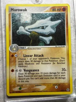 Pokemon TCG: Marowak 7/112 (2004) Ex Fire Red & Leaf Green Holo Card LP - Image 2