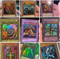 Vintage Yu-Gi-Oh! Card Lot 1st Edition LOB Blue-Eyes White Dragon Dark Magician - Image 2