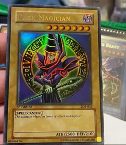 Vintage Yu-Gi-Oh! Card Lot 1st Edition LOB Blue-Eyes White Dragon Dark Magician - Image 3