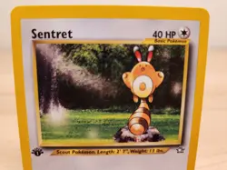 Sentret 71/111 1st Edition Neo Genesis 2000 WOTC Pokemon Card - NM - Image 2