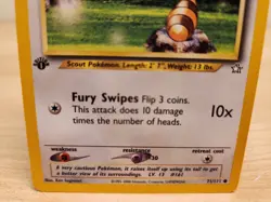 Sentret 71/111 1st Edition Neo Genesis 2000 WOTC Pokemon Card - NM - Image 3