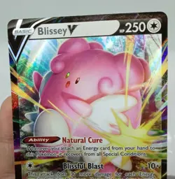 Blissey V 119/198 Chilling Reign NM/M Full Art Ultra Rare Pokemon Card - Image 4