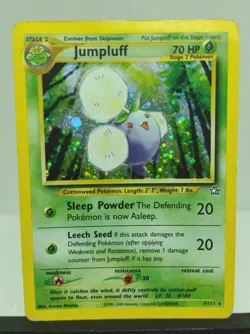 Jumpluff Holo Rare Neo Genesis 7/111 WOTC Pokemon Card MP - FREE SHIPPING - Image 1
