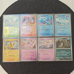 Prismatic Evolutions Eeveelutions Reverse Holo Complete Pokemon TCG Bundle (8) - Image 1