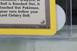 K - Pokemon Base Set #70/102 Trainer Clefairy Doll Rare Card (#2660) - Image 2