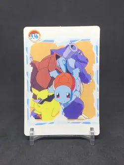 Pokemon Pocket Monsters Vintage Vending Prism Sticker Card #340 Bulbasaur Holo - Image 2