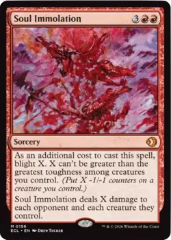 Soul Immolation - ECL 0156 NM - MTG Magic - Image 1