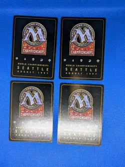 MTG World Championships 1997 Nekrataal x4 Gold Border Near Mint - Image 2