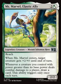 Ms. Marvel, Elastic Ally - Foil MSC NM MTG - Image 1
