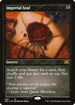 Imperial Seal - Foil Etched 2XM NM MTG - Image 1