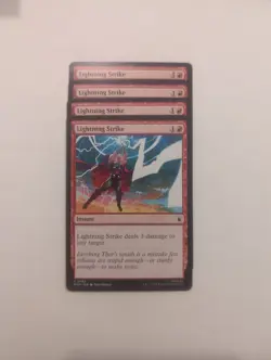 (4) Lightning Strike *PLAYSET* Marvel Super Heroes Regular NM MTG - Image 1