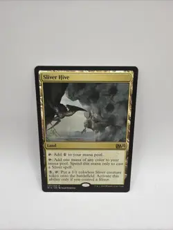 Sliver Hive - Magic 2015 M15 - Rare Land - MTG Magic the Gathering - NM - Image 1