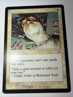 MTG Magic the Gathering Silence (302/429) Time Spiral Remastered LP - Retro - Image 2
