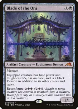Foil - Blade of the Oni - 89 / NM / English MTG - Image 1