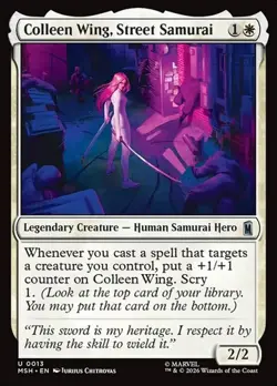 2x Colleen Wing, Street Samurai - Foil MSH NM MTG - Image 1
