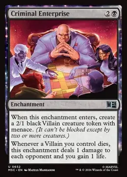 Criminal Enterprise - Foil MSC NM MTG - Image 1