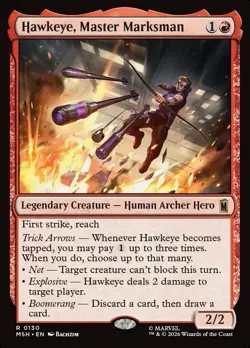 Magic: The Gathering Hawkeye, Master Marksman Marvel Super Heroes #130 - Image 1