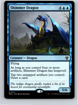 Magic the Gathering Shimmer Dragon Murders at Karlov Manor Commander MTG - Image 1
