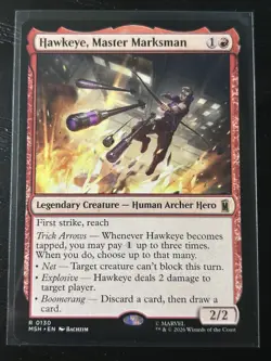 MTG Hawkeye, Master Marksman Marvel Super Heroes Regular #130 - Image 1