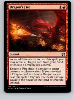 Magic the Gathering Dragon's Fire Adventures in Forgotten Realms MTG Free Ship! - Image 1