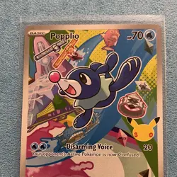 Popplio 045 McDonald's Collection 2026 Promo Holo Basic 70HP Eng - Image 2