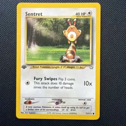 POKEMON TCG SENTRET 71/111 NEO GENESIS 1ST EDITION COMMON!! NM - Image 1