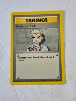 Professor Oak 88/102 Uncommon Base Set Unlimited Pokemon Lightly Played - Image 1