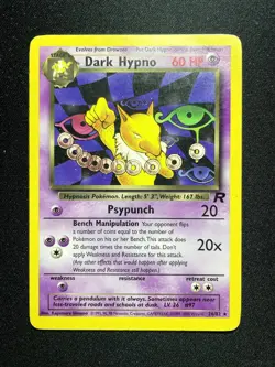DARK HYPNO 26/82 RARE TEAM ROCKET POKEMON UNLIMITED - Image 1
