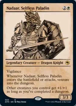 Nadaar, Selfless Paladin (Showcase) - Near Mint MTG - Image 1