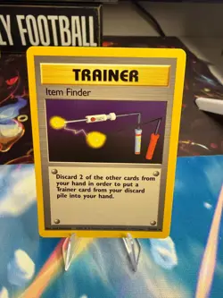 ITEM FINDER 74/102 BASE SET UNLIMITED Rare Pokemon - Image 1