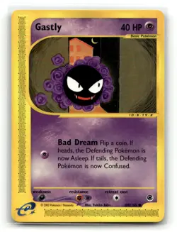 Gastly 109/165 Common Expedition Base Set Pokemon LP - Image 1