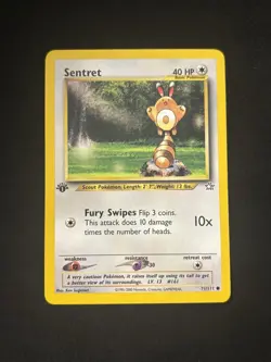 Sentret 71/111 Neo Genesis Regular 1st Edition Pokemon TCG - NM - Image 1