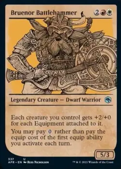 Bruenor Battlehammer (Showcase) - Near Mint MTG - Image 1