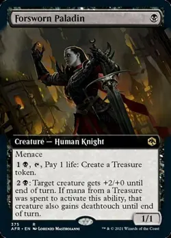 Forsworn Paladin (Extended Art) - Near Mint MTG - Image 1