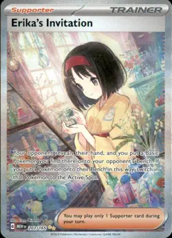 Erika's Invitation 203/165 Special Illustration Rare 151 Pokemon Holo Near Mint - Image 1