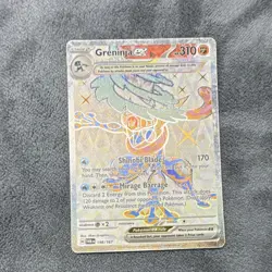 Pokemon TCG Greninja ex 198/167 Twilight Masquerade Full Art Holo UR English - Image 2