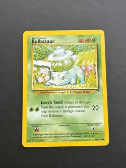 Pokemon TCG Bulbasaur Legendary Collection 68/110 LP - Image 1