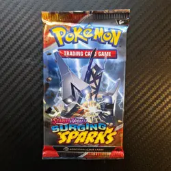 Pokemon Surging Sparks English Booster Pack Factory Sealed Random Art Unweighed - Image 1