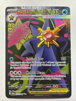 Pokemon Mega Starmie ex 102/088 Ultra Rare Perfect Order Full Art Holo NM - 14O - Image 1