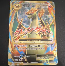 M Charizard EX 101/108 Evolutions Mega EX Full Art Holo 2016 English 220 HP - Image 1