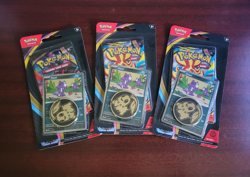 Lot Of 3 Pokemon Chaos Rising Single Blister Pack w/ Toxel Promo & Coin - Image 1