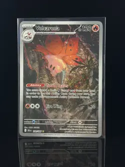 Pokemon Volcarona 100/086 Illustration Rare IR Black Bolt Near Mint NM - Image 1
