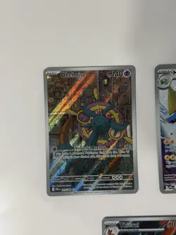 Pokemon TCG Pitch Black Dhelmise, Manectric, Thievul Illustration Rare LOT - NM - Image 2