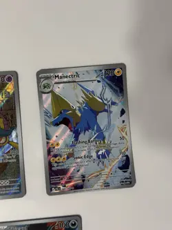 Pokemon TCG Pitch Black Dhelmise, Manectric, Thievul Illustration Rare LOT - NM - Image 3